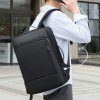 Business waterproof bag expandable USB charging backpack 15-16 inch computer backpack