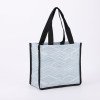 High-quality woven handheld tote bag, large-capacity PVC toiletry bag