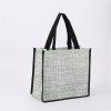 High-quality woven handheld tote bag, large-capacity PVC toiletry bag