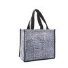 High-quality woven handheld tote bag, large-capacity PVC toiletry bag