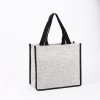 High-quality woven handheld tote bag, large-capacity PVC toiletry bag