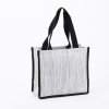 High-quality woven handheld tote bag, large-capacity PVC toiletry bag