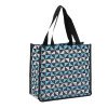 High-quality woven handheld tote bag, large-capacity PVC toiletry bag