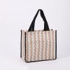 High-quality woven handheld tote bag, large-capacity PVC toiletry bag