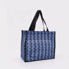 High-quality woven handheld tote bag, large-capacity PVC toiletry bag