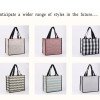 High-quality woven handheld tote bag, large-capacity PVC toiletry bag