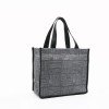 High-quality woven handheld tote bag, large-capacity PVC toiletry bag