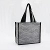 High-quality woven handheld tote bag, large-capacity PVC toiletry bag