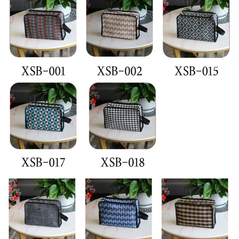 Large-capacity toiletry bag, portable cosmetic bag, new multi-functional frosted storage bag