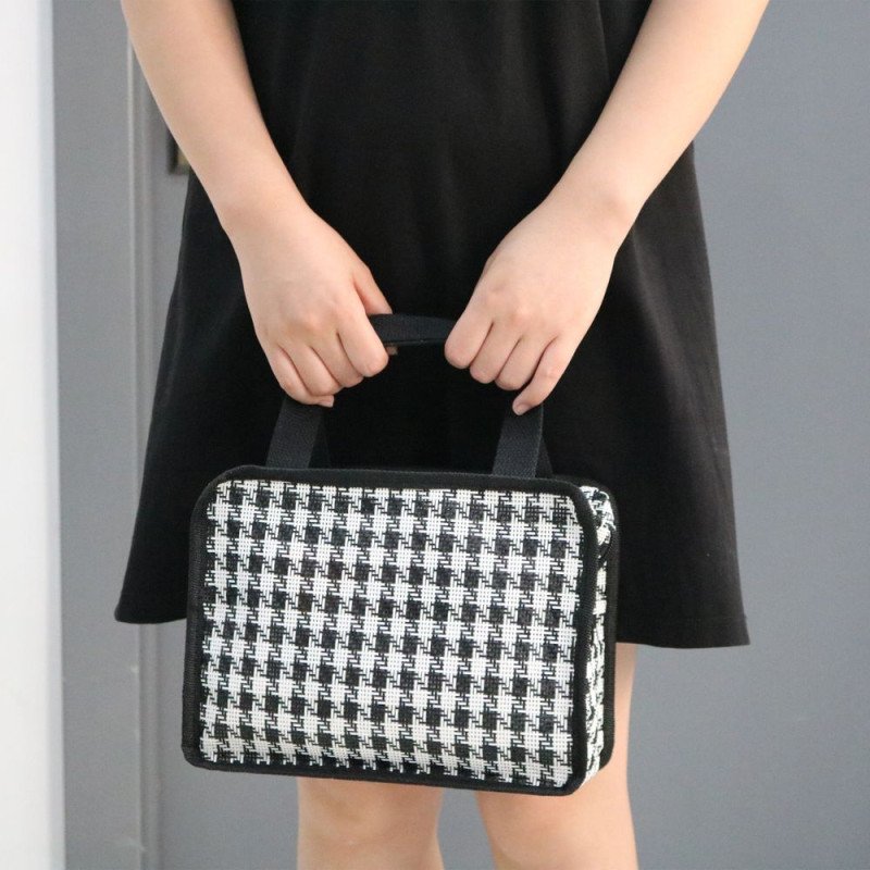 cosmetic bag for women, high-end large-capacity PVC wash bag, portable travel anti-fouling and anti-dirty handbag