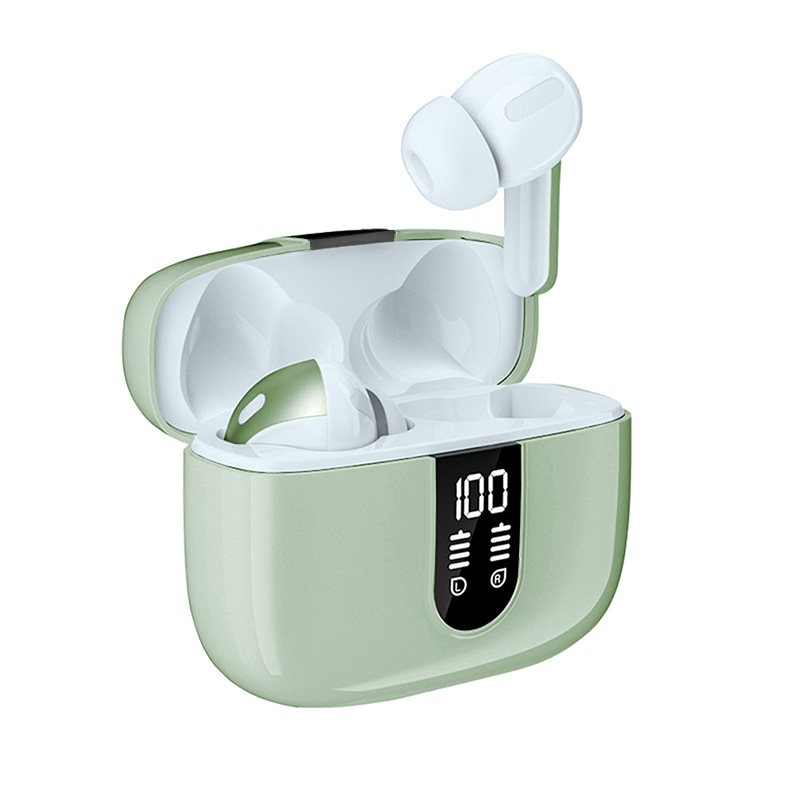 Customized OEM cross-border foreign trade popular earbud sports wireless headphones with long battery life smart noise-canceling Bluetooth headphones