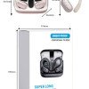 LED digital display noise reduction sports fitness ear-mounted Huaqiangbei true wireless Bluetooth headphones