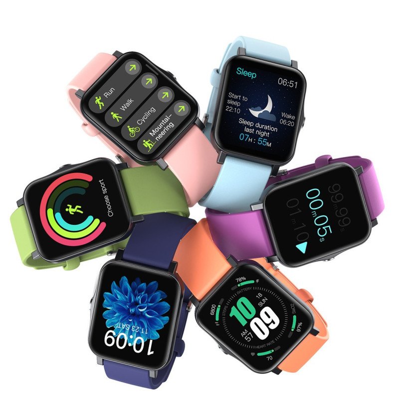 S80pro ultra-thin life waterproof smart watch healthy body temperature sleep sports square screen smart watch