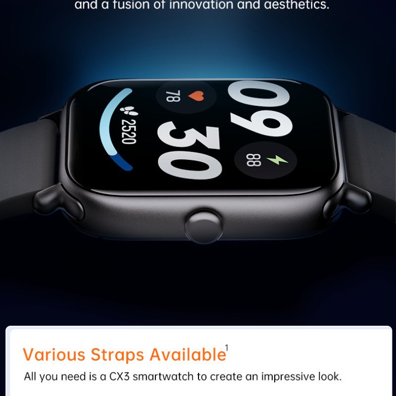 CX3 fashion smart watch cheap price touch scr 
een watch 2025
