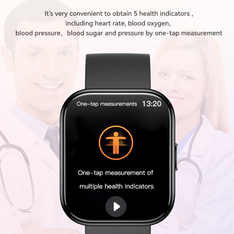 Runmefit GTS6 smart watch blood pressure measuring