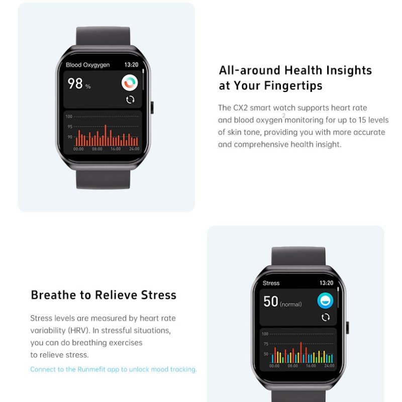 New arrival Cheap watch smart CX2 Heart rate 
monitor watch