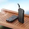 customized logo wireless charging solar 20000mAh large capacity outdoor power bank