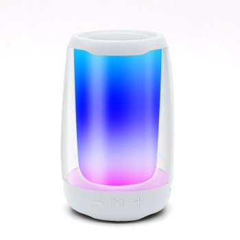 Pulse E4mini Bluetooth speaker RGB fully transparent light plug-in card small audio TWS Bluetooth speaker
