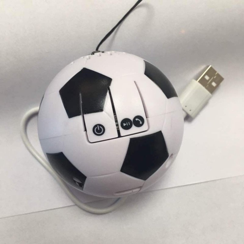 Mini football 63*63MM audio world cup bluetooth speaker lanyard audio