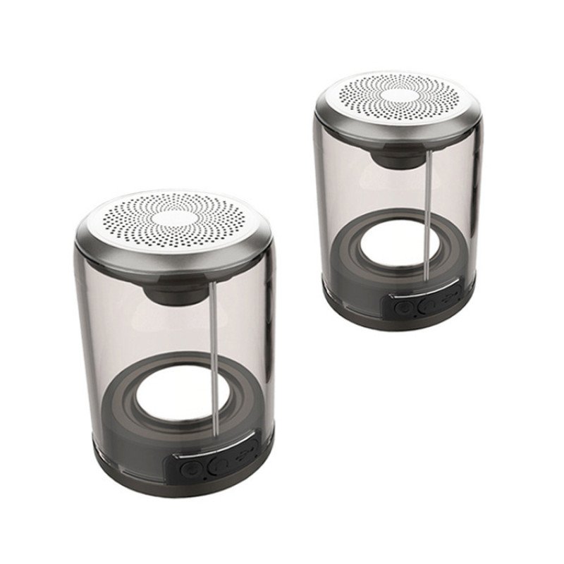 TWS Transparent Small Cross-Border Yayin Outdoor Color Portable Bluetooth Waterproof speaker External Anti-HIFI Magnetic speaker