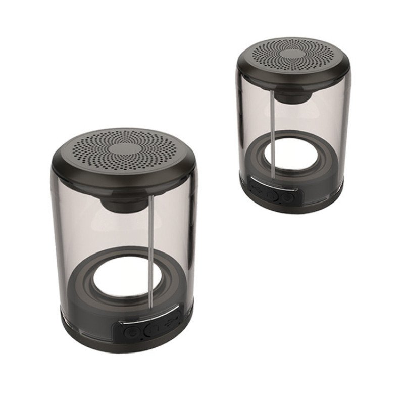 TWS Transparent Small Cross-Border Yayin Outdoor Color Portable Bluetooth Waterproof speaker External Anti-HIFI Magnetic speaker