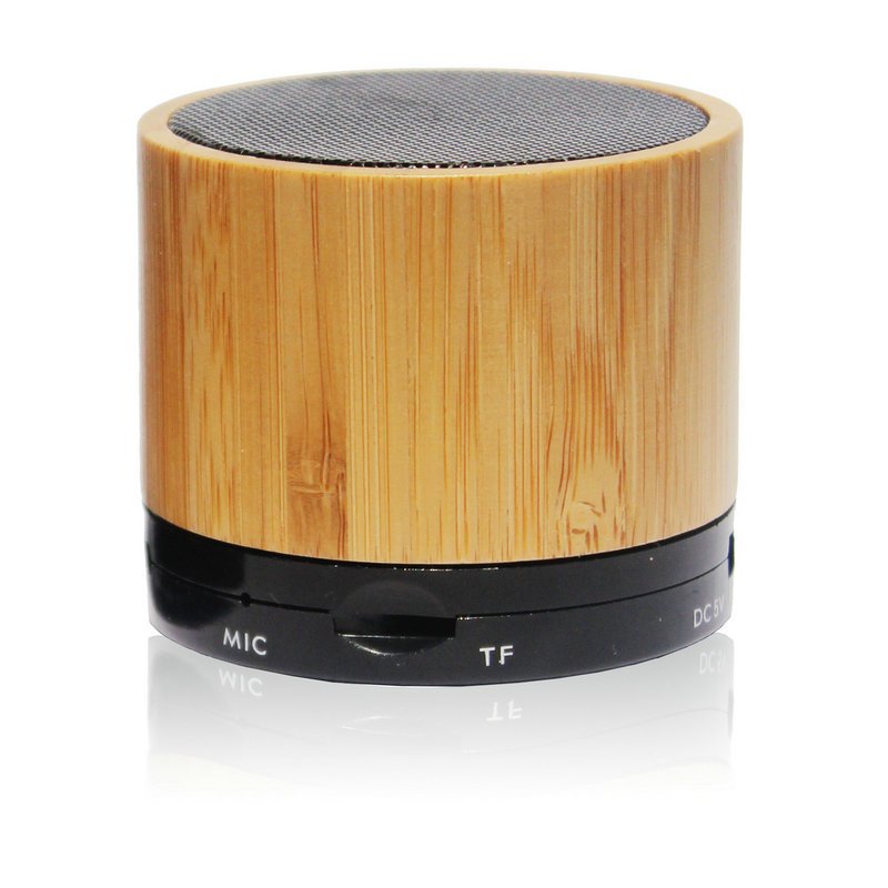 S10 Wooden Environmentally Friendly Bluetooth speaker Mini Bamboo Wireless Card Subwoofer