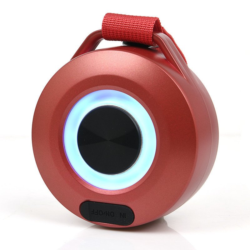 Waterproof Bluetooth speaker Cross-border Electronic Products Portable Wireless speaker Cycling Pendant LED Colorful Light Small speaker