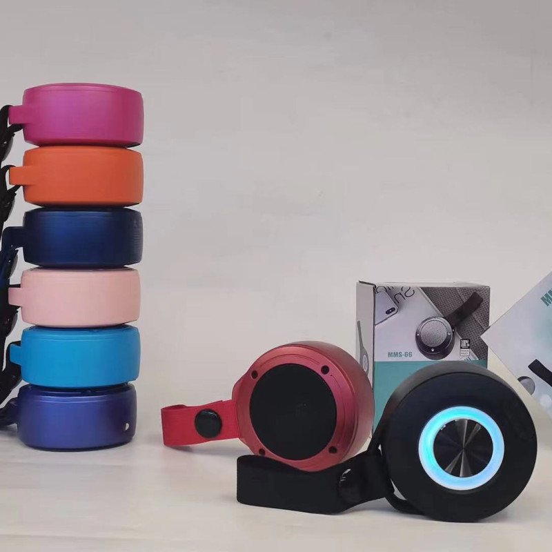 Waterproof Bluetooth speaker Cross-border Electronic Products Portable Wireless speaker Cycling Pendant LED Colorful Light Small speaker