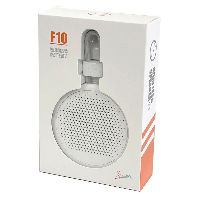 F10 Portable Lanyard Card FM Mini Wireless TWS Couplet Bluetooth speaker