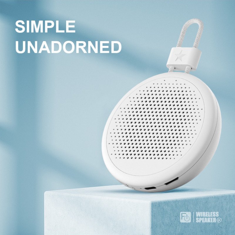 F10 Portable Lanyard Card FM Mini Wireless TWS Couplet Bluetooth speaker