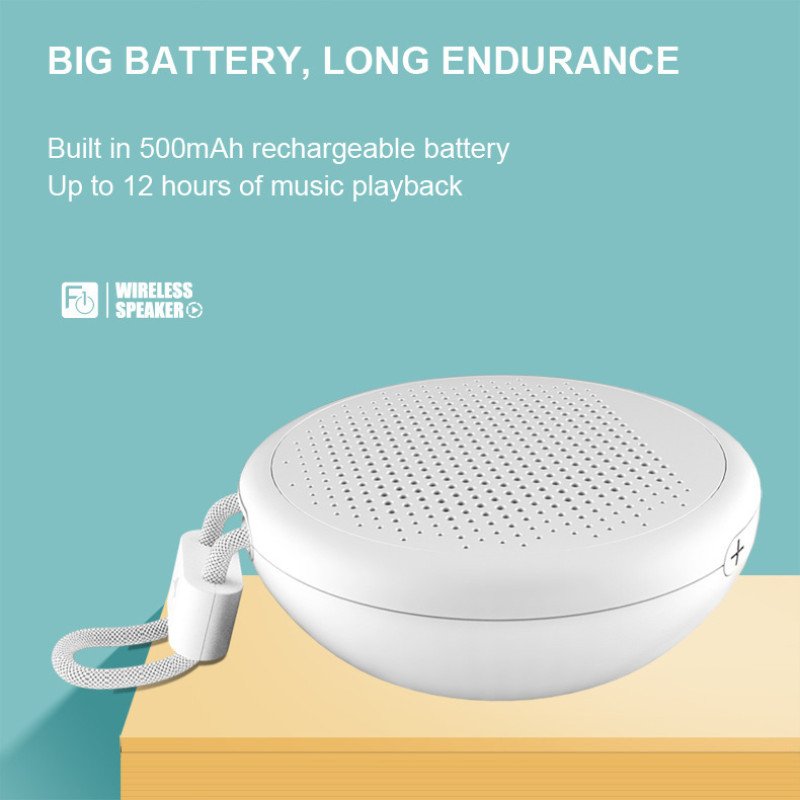 F10 Portable Lanyard Card FM Mini Wireless TWS Couplet Bluetooth speaker