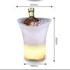 Wireless Bluetooth speaker ice bucket colorful LED light breathing light outdoor home KTV bar pp plastic wine barrel audio