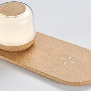 wholesale mini speaker wireless charging Bluetooth audio home night light