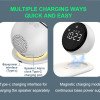 multifunctional Bluetooth speaker home atmosphere night light clock mobile phone wireless charging speaker
