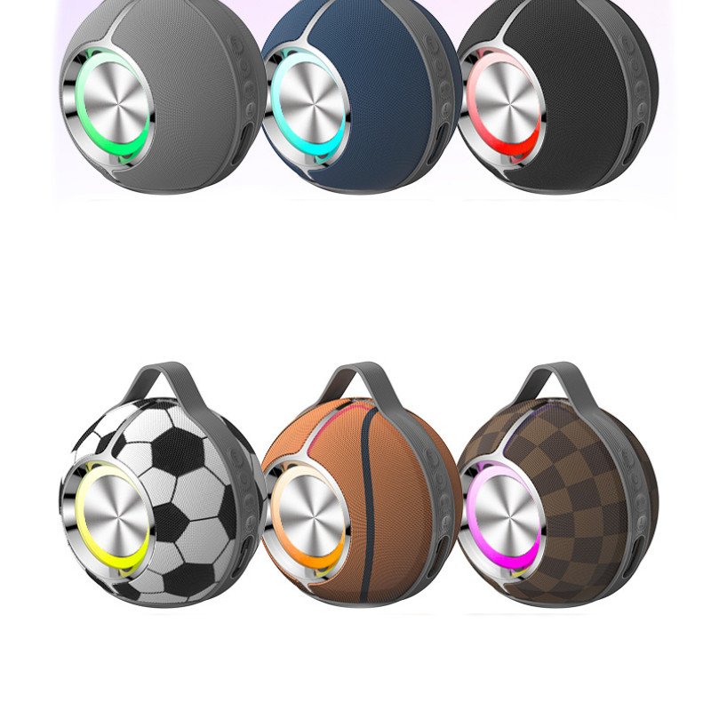 Creative spherical Bluetooth audio high-power home karaoke speaker outdoor desktop subwoofer card bluetooth speaker