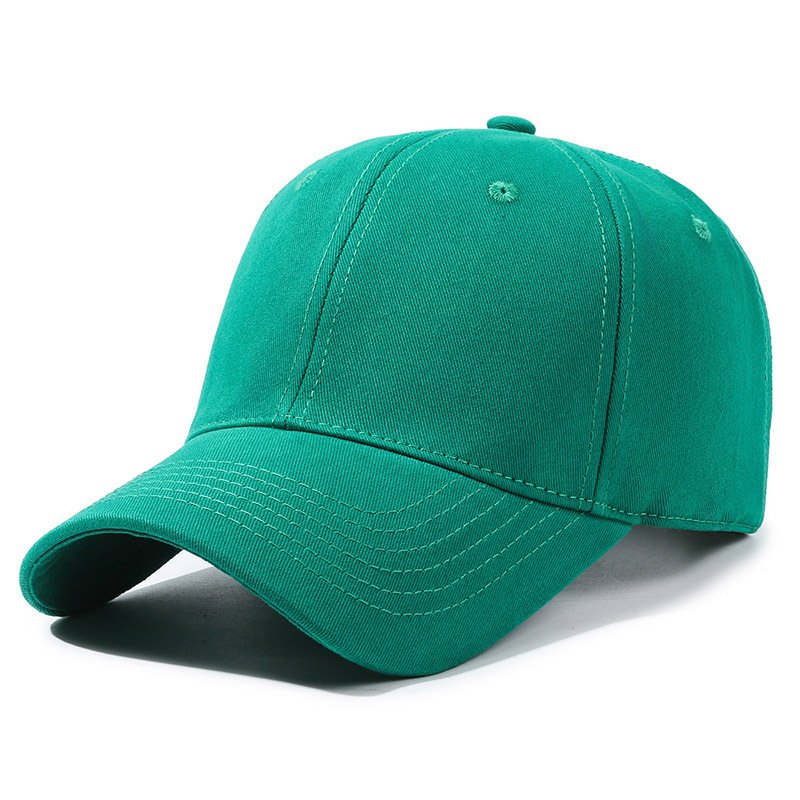 Customized logo solid color cap hard top baseball hat