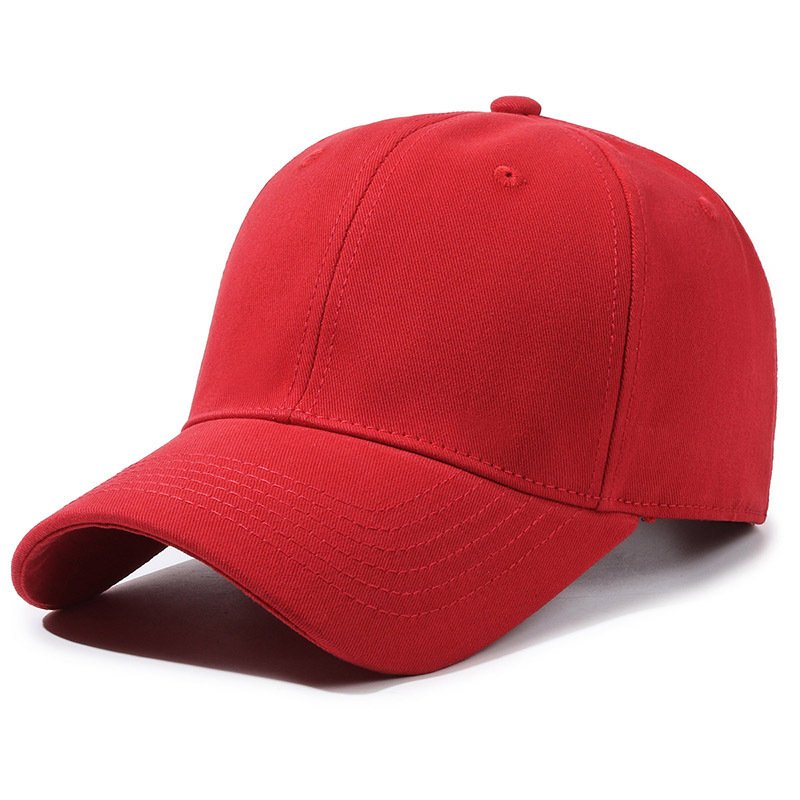 Customized logo solid color cap hard top baseball hat