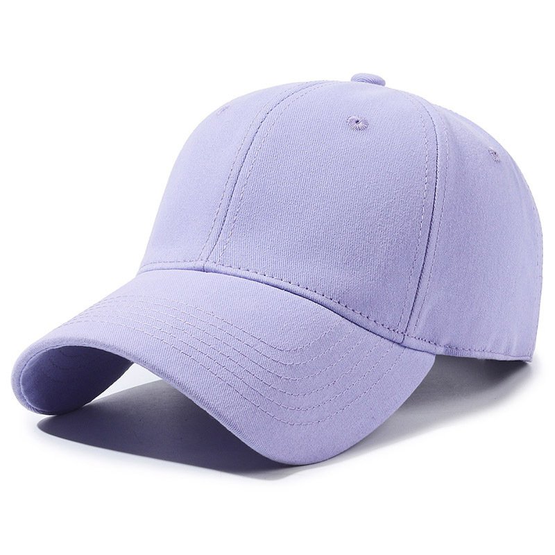 Customized logo solid color cap hard top baseball hat