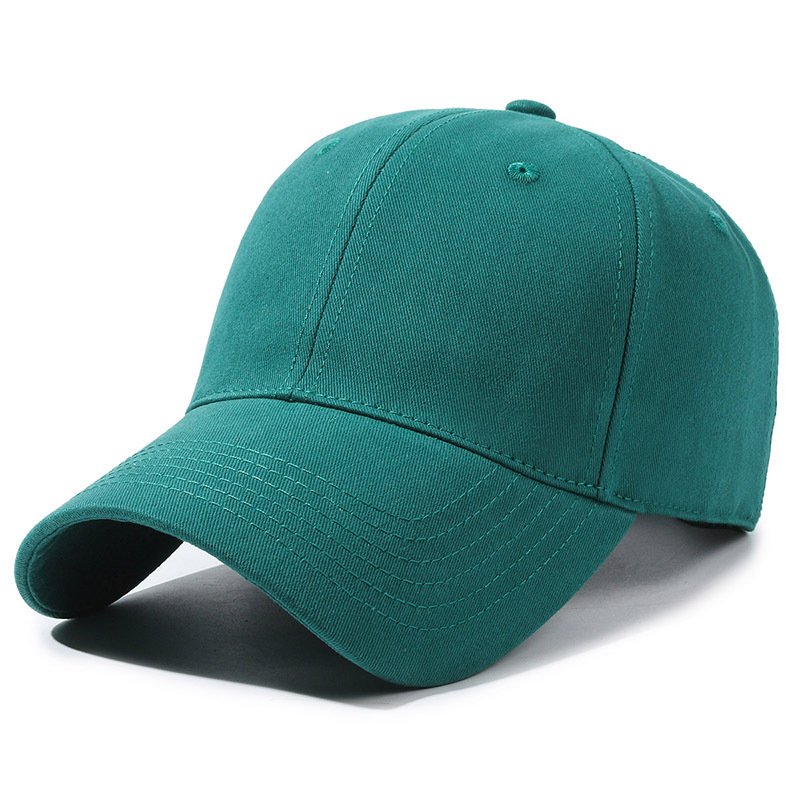 Customized logo solid color cap hard top baseball hat