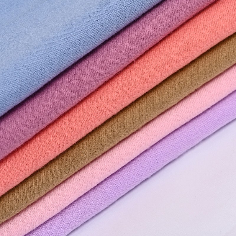 Solid color customizable logo gift scarf, tassel imitation cashmere scarf