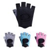Half finger outdoor sports cycling men and women mountaineering fitness yoga driving shock absorption anti slip dew finger breathable gloves
