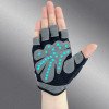 Half finger outdoor sports cycling men and women mountaineering fitness yoga driving shock absorption anti slip dew finger breathable gloves