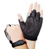 Half finger outdoor sports cycling men and women mountaineering fitness yoga driving shock absorption anti slip dew finger breathable gloves