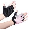 Half finger outdoor sports cycling men and women mountaineering fitness yoga driving shock absorption anti slip dew finger breathable gloves