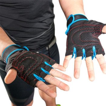 Fitness Exercise Breathable Men's and Women's Basketball Dumbbell Weightlifting Training Horizontal Bar Cycling Half Finger Bracelet Half Finger Anti slip Gloves