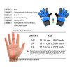 Children's football goalkeeper gloves latex anti-collision goalkeeper gloves hand protection anti-collision one piece dropshipping