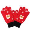 Female student autumn and winter five finger touch screen knitted yarn for warmth and cold protection, thick riding bike wholesale, Christmas gloves