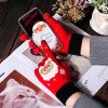 Female student autumn and winter five finger touch screen knitted yarn for warmth and cold protection, thick riding bike wholesale, Christmas gloves
