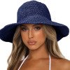 New Women's Large brimmed Sunscreen Sun Hat Fashionable and Versatile Foldable Wide brimmed Travel Straw Hat