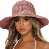 New Women's Large brimmed Sunscreen Sun Hat Fashionable and Versatile Foldable Wide brimmed Travel Straw Hat
